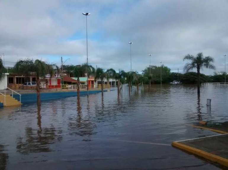 Mais uma enchente do Rio Uruguai em 2014