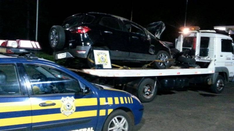 Veículo clonado é apreendido e suspeitos são presos após acidente em São Borja