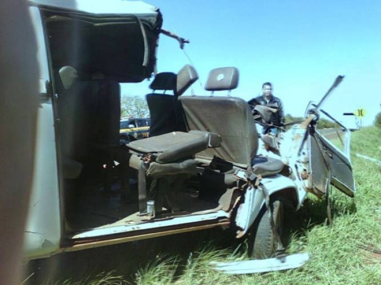 Motorista de Kombi morre após acidente em São Borja