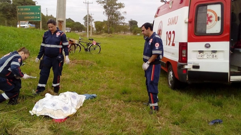 Motociclista morre em acidente na manhã de hoje em São Borja