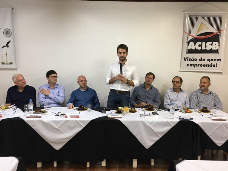 Campanha Vote em São Borja recebe o pré-candidato ao governo do estado Eduardo Leite