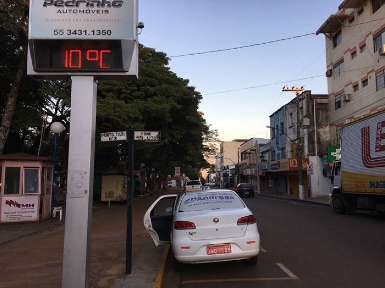 Temperatura continua amena em São Borja