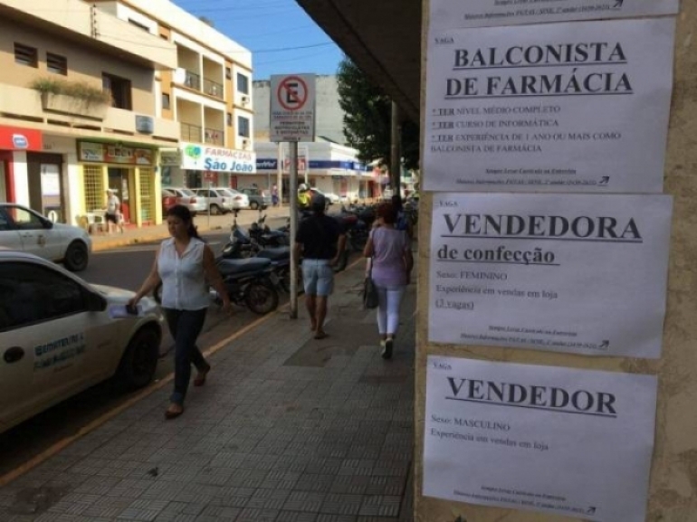 Algumas vagas de emprego estão disponíveis no Sine de São Borja