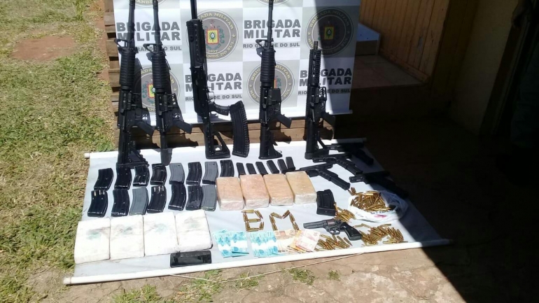  Armamento pesado é apreendido em São Borja