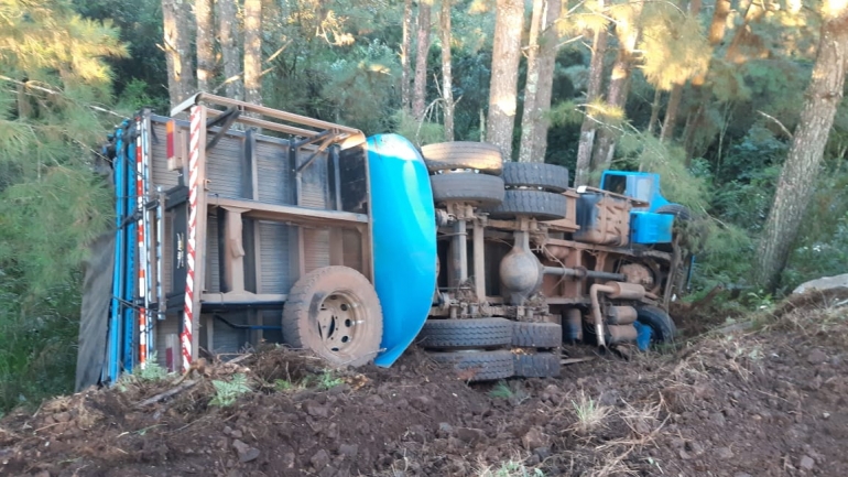 Acidente deixa condutor gravemente ferido em Jaguari