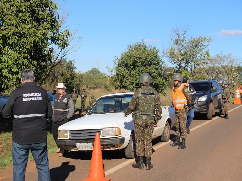  Começa em São Borja Operação Fronteira Sul