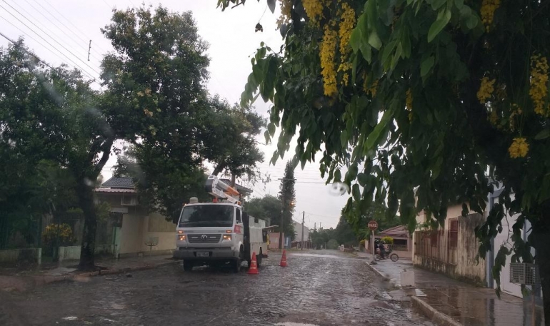  RGE divulga nota sobre temporal em São Borja