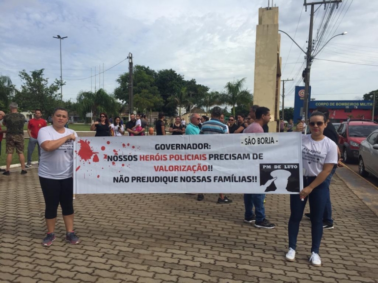  Mobilização em São Borja montará piquete em frente à BM