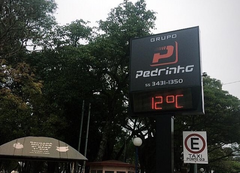 Frio retorna em todo o Estado e encerra período de calor fora de época 