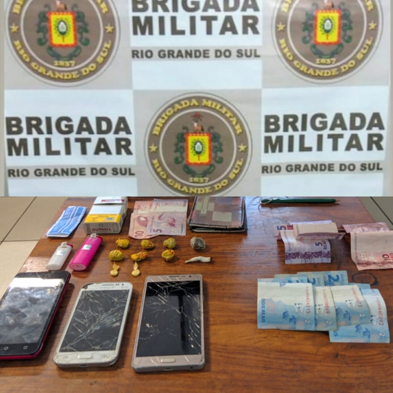 Jovem é preso por tráfico de drogas no parque General Vargas