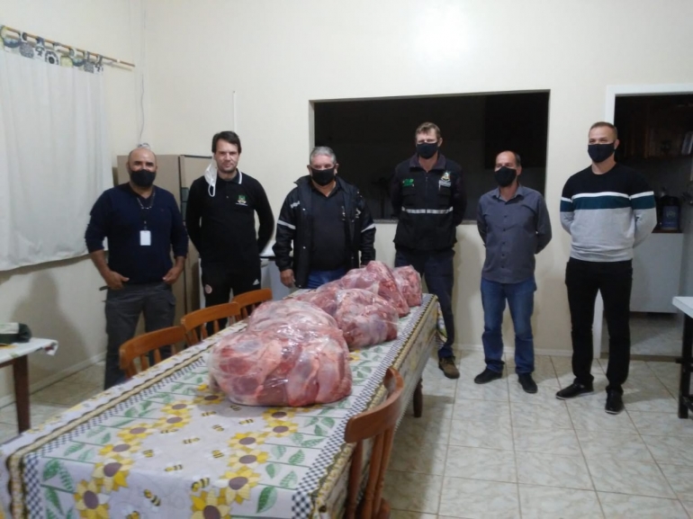 200kg de carne bovina são doadas ao Asilo São Vicente de Paula e Apae em SB