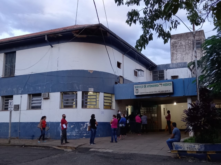 Vacinação para o grupo das comorbidades começa com pouco movimento em São Borja