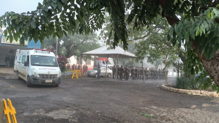 Segue a vacinação em militares do Exército Brasileiro em São Borja