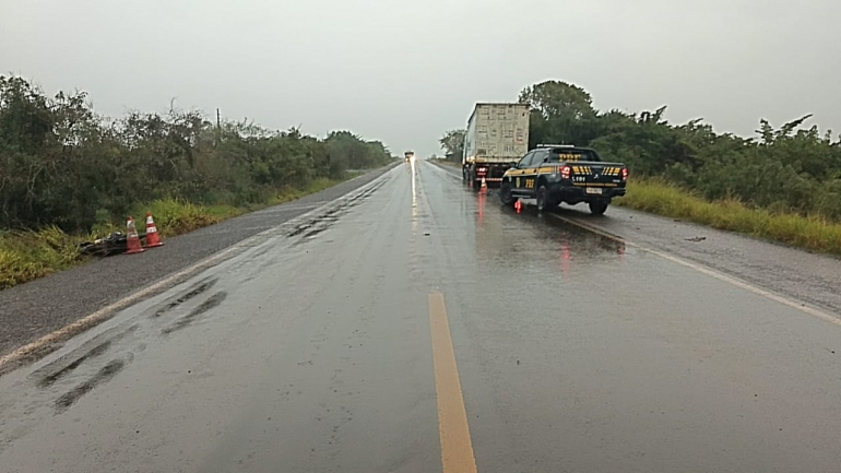 PRF atende acidente com morte em São Luiz Gonzaga