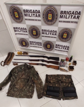 Brigada Militar prende dois homens em flagrante por crime contra a fauna